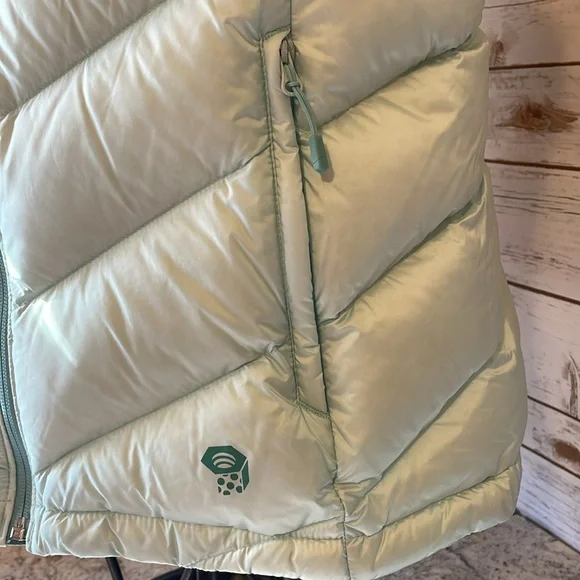 Mountain Hardwear mint green Chevron Vest - Picture 3 of 5